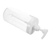 FIXOSHEE Bouteille Distributeur Rechargeable pour Shampooing Lotion Gel Design Étanche Antidébordement Portable pour Voyage Salle de Bain Gym Camping