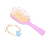 FIXOSHEE Brosse à Cheveux Démêlante et Masseuse Violette Peigne Doux pour Sensible Coiffage Pratique et pour Adolescentes