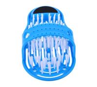 FIXOSHEE Brosse de Nettoyage avec Ventouses Masseur de Antidérapant pour Éliminer Mortes Seniors et Mobilité Réduite Bleu