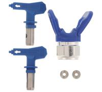 FIXOSHEE buse de pulvérisation sans air, accessoires pour pompe de pulvérisation sans air, 1 Set, acier au tungstène et plastique, remplacement rapide, pour pulvérisateur de peinture et de
