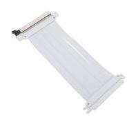 FIXOSHEE Câble D'Extension Pcie À Angle Droit pour Carte Graphique Adaptateur Pcie Support Vertical pour Carte Graphique Blanc