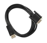 FIXOSHEE Câble Displayport vers Vga Compatible Moniteurs et Projecteurs Transmission Vidéo HD Connecteur de Remplacement pour PC et Écran Vga