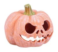 FIXOSHEE Cachette Reptile Résine Forme de Citrouille Abri et Étanche pour Petits Reptiles Décor et Réaliste pour Terrarium et Habitat Naturel