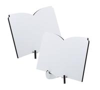 FIXOSHEE Cadres Photo à Sublimation en MDF Haute Brillance 2 Pcs Support, Plaques Vierges pour Transfert Thermique, Fournitures de Sublimation pour Créations Personnalisées et Présents