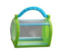 FIXOSHEE Cage à Insectes Portable avec Poignée Robuste pour Garçon Fille Boîte Observation et Kit Exploration Nature Habitat Vert pour Chasse Aux Insectes et Apprentissage Plein Air