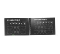 FIXOSHEE Cahier D'exercices de Nail Art Format A4 Papier Blanc pour Débutants Pratique Ongles Maniement Techniques Manucure Apprentissage DIY