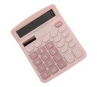 FIXOSHEE Calculatrice Solaire Portable Chiffres Abs pour Bureau et École Fonction Basique Addition Soustraction Multiplication Division Légère pour Usage Quotidien