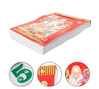 FIXOSHEE Calendrier Mural Année Du Serpent Chinois Calendrier Lunaire Traditionnel Page Arracher pour Décoration Maison et Planification Familiale