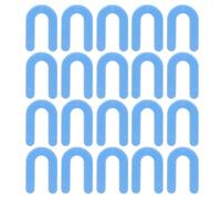 FIXOSHEE Cales d'Espacement de U pour Joints de Carrelage 1/16 Pouce, 100 Pièces en Plastique Bleu, Croisillons de Nivellement pour Carreaux de Sol en Céramique, Système de Nivellement