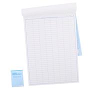 FIXOSHEE Carnet de Financière et Logistique Vertical Registre Polyvalent pour des Stocks et Comptabilité Dentrepôt Cahier de Comptable et Financier Robuste