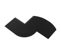 FIXOSHEE Carte de Coiffure S avec Règle Intégrée pour Barbe et Ligne de Cheveux, Outil de Stylisme de Barbe Réutilisable, Guide de Précision pour Coupe et Mise, Accessoires Coiffure Homme,