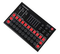 FIXOSHEE Carte Live Streaming Multifonction avec Dsp Mixeur Audio et Changeur de Voix pour Téléphone et PC Compatible Multi-Plateformes avec Éclairage LED