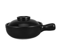 FIXOSHEE Casserole Portable Terre Cuite avec Couvercle Pot Argile Traditionnel pour Cuisson Unique pour Riz Cocotte Mijotage et Cuisson