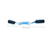 FIXOSHEE Ceinture Perte Garçon Fille Bleue avec Laisse Poignet Élastique Confortable Harnais de Sécurité pour Sorties Intérieur et Extérieur