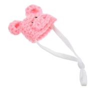 FIXOSHEE Chapeau Ajustable pour Petits Animaux Laine Bonnet Mini DIY pour Hamster Souris et Chinchilla Accessoire Animal de Compagnie Mignon et Confortable