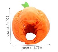 FIXOSHEE Chapeau Citrouille Halloween Ajustable Confortable pour Fête Costume Photo Prop Garçon Fille Adulte