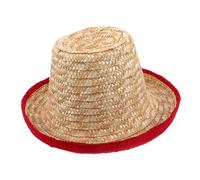 FIXOSHEE Chapeau de Paille Femme pour Jonglage et Acrobaties Fait Main Élégant pour Danse de Rue et Spectacles Accessoire Polyvalent pour Artistes