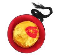 FIXOSHEE Chapeau Traditionnel Chinois Tressé pour Fête et Cosplay, Taille Garçon et Filles 10, Accessoire Léger et Confortable Queue de Cheval, Décoration Orientale pour Spectacles