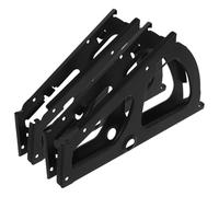 FIXOSHEE Charnières pour Tiroir à Chaussures 2 Paires Support Rabattable en Acier pour Meuble d'Entrée et Casier à Chaussures