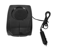 FIXOSHEE Chauffage D’appoint pour Voiture 12v Noir Base Rotative 360°, Double Réglage de Température, Dégivreur Électrique Rapide pour Pare-brise et Désembuage, Chauffage pour Habitacle