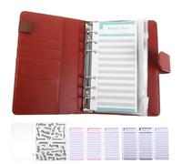 FIXOSHEE Classeur Budget avec Pochettes Zippées pour Organiser et Dépenses Carnet Pratique pour Gérer Budget Au Quotidien Bureau et Maison
