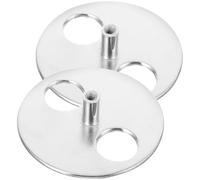 FIXOSHEE Clés de Remontage Accessoires pour Mécanisme de Boîte pour Boîte à Musique 2pcs en Métal Argenté, Lisse et Arrondie, Confortable à