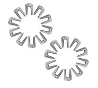 FIXOSHEE Clous à Rivets en Acier Inoxydable 25X36 MM Tête Ronde Argentée 5000 Pièces Clous à 4 Griffes pour Vêtements Paquet Chaussures Accessoires DIY Punk Rock et Réparation