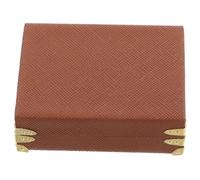 FIXOSHEE Coffret Rangement Miniature Vintage Style Rétro Grand Modèle Marron pour Maison de Poupée Décor Micro Paysage Accessoires