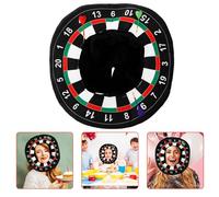 FIXOSHEE Coiffe Sportive à Capuche de Cible de Fléchettes Chapeau en Coton PP Léger et Portable Accessoire Cosplay et Fête pour Activités en Plein Air Costumes et Photos Taille Unique