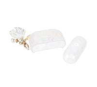 FIXOSHEE Coque Protection Écouteurs TPU Premium Souple Portable Étui Transparent Mode avec Pendentif Imitation Nacre Coloré+Breloque Nacrée