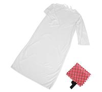 FIXOSHEE Costume Prince Dubaï Homme Kaftan Robe Blanche et Foulard Arabe Ajustable pour Événements Moyen-orient Cosplay