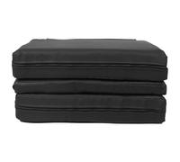 FIXOSHEE Coussin Rehausseur Garçon et Filles Noir Trois Couches Amovibles, Siège Rehausseur pour Fauteuil de Coiffure, Insert de Chaise de Salon Bébé, Confort Ajustable, Salon de Coiffure