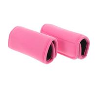 FIXOSHEE Coussinets Rembourrés Doux pour Poignées de Déambulateur et Fauteuil Roulant, Protection Anti-froid Rose, 1 Paire, Housses Antidérapantes Adaptées aux Aides la Mobilité