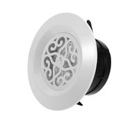 FIXOSHEE Couvercle de Ventilation Ronde Plastique pour Air Conditionné Central Diffuseur Réglable pour Plafond et Mur Ventilation pour Maison et Bureau