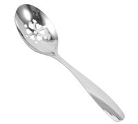 FIXOSHEE Cuillère à Égoutter en Acier Inoxydable 304 Épaisse et Allongée, Cuillère de Service Perforée pour Buffet Cuisine Professionnelle, Ustensile Ménager Ergonomique pour Servir Repas