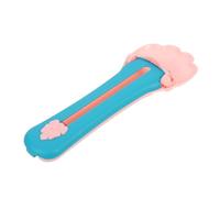 FIXOSHEE Cuillère à Nourriture pour Chat Portable Poussoir Pratique pour Alimentation Facile Accessoire Léger et Compact pour Chats Distributeur de Nourriture Bande pour Usage Domestique