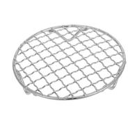 FIXOSHEE Cuisson Acier Inoxydable Ronde avec Support Stable pour Friteuse à Air et Plaques Électriques Céramiques Multifonction pour Cuisson Grillade