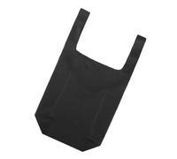 FIXOSHEE de Courses Pliable Toile Réutilisable Grand Volume Résistant et Portable pour Rangement Articles Personnels et Courses de Voyage Écologique Noir