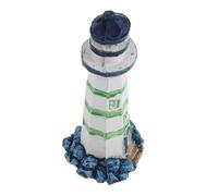 FIXOSHEE Décoration Aquarium Résine Créative Petit Phare Style Méditerranéen Ornement et Facile à Nettoyer pour Poissons Accessoire Aménagement Aquarium avec Couleurs