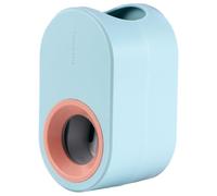 FIXOSHEE Distributeur Automatique de Dentifrice Mural Sans Percage Presseur Tube Dentifrice Support Couleur Macaron Bleu Ciel Accessoire Pratique pour Salle de Bain