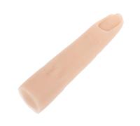 FIXOSHEE Doigt de Pratique Ongles Silicone Flexible et Réaliste pour Entraînement Manucure Modèle avec Texture Fine pour Débutants et Professionnels Accessoire Nail Art DIY