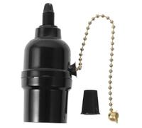 FIXOSHEE Douille Vintage avec Interrupteur Tirette Support Lampe Suspension Américain Polyvalent pour Ampoules Double Anneau Usage Résidentiel et Commercial