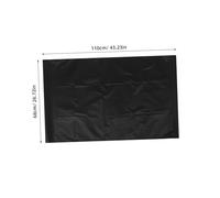 FIXOSHEE Drap de Transfert Tubulaire 110 X 68 Cm Noir pour Personnes Âgées et Patients Alités, Feuille Coulissante à Faible Friction, Patin de Retournement de Lit Réutilisable,