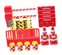 FIXOSHEE Éducatif de Panneaux de Signalisation Miniature Apprentissage Routier pour Garçon Fille Simulation de Scène de Circulation Matériau Sécurisé Développement Créatif et Social