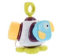 FIXOSHEE Éducatif Préscolaire Faces Bleu Oiseau Planche Dactivités Multifonction pour Développement Moteur et Apprentissage Autonome des Tout Petits
