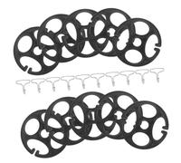 FIXOSHEE Ensemble De Crochets Métalliques Et Cartes Plastiques 10 Pièces pour Fixation Housses De Sièges Automobiles, Protection Dorsale, Accessoires Auto Polyvalents pour Usage Quotidien