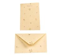 FIXOSHEE Ensemble de Papier à Lettres Floral 20 Pièces Format Standard Papier Résistante pour Correspondance Invitations et Cartes Kit d'Écriture Pratique pour Bureau et École
