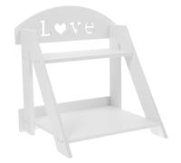 FIXOSHEE Étagère de Rangement Double-Couche pour Produits de Beauté Organisateur Léger et Moderne pour Salle de Bain et Chambre Support Multifonction pour Maquillage et Cosmétiques