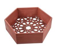 FIXOSHEE Étagère Murale Flottante Hexagonale Bois Style Scandinave Support de Rangement Moderne et Robuste pour Salon Cuisine Bureau