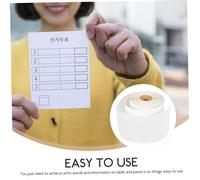 FIXOSHEE Étiquettes Thermiques Autocollantes Papier Label Imprimable pour Imprimante Thermique Étiquettes sans Tache Surface Mate Coins Arrondis Facile à Coller